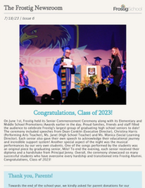 Frostig Newsroom - July 2023