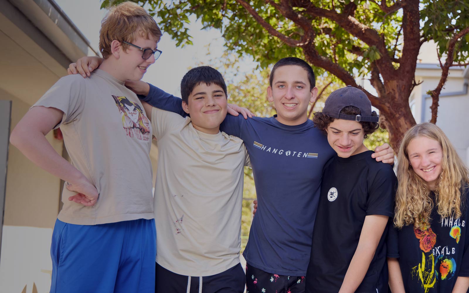 Frostig West students together outdoors